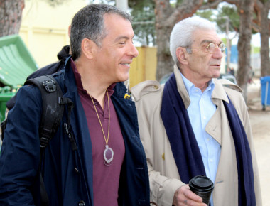 Συνάντηση Στ. Θεοδωράκη - Γ. Μπουτάρη στη Θεσσαλονίκη